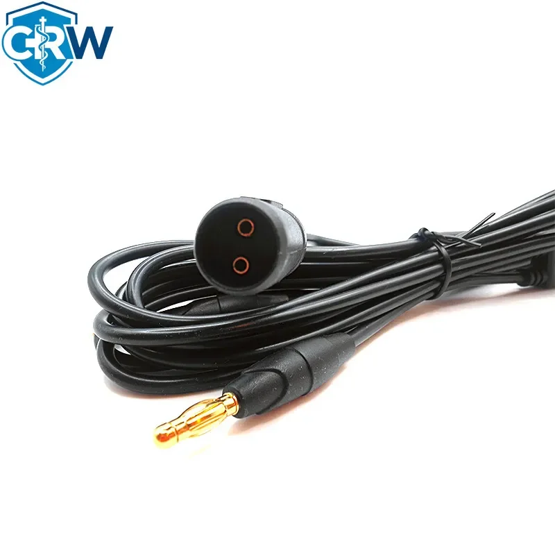 CRW Reusable Bipolar Forceps Cables 3 M Highly Flexible Silicone Coated Cable Autoclavable SJR-BCB CE Certified Class II 1