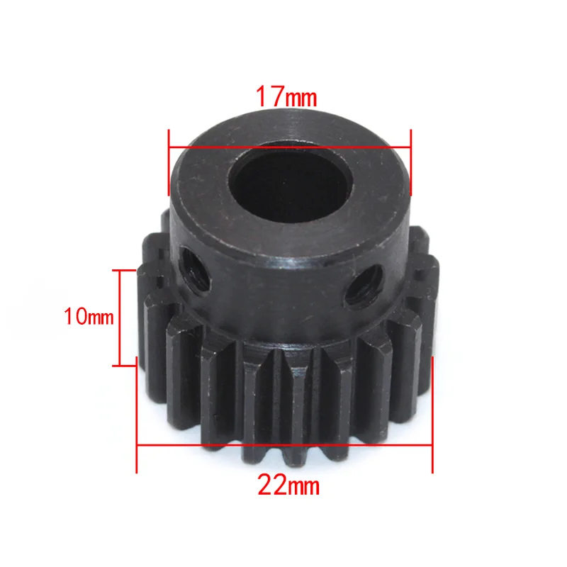 M1 모듈 스틸 기어 20T 톱니, 금속 기어 합금 기어 모델, 스핀들 기어, 5mm, 6mm, 8mm, 10mm 홀, DIY 모델 변속기 피니언