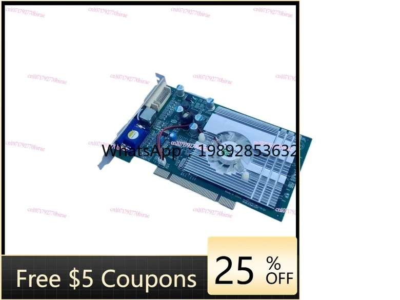 

HH Old PCI Graphics Card, Stock GF/5200 Independent 128MB DVI + VGA Graphics Card