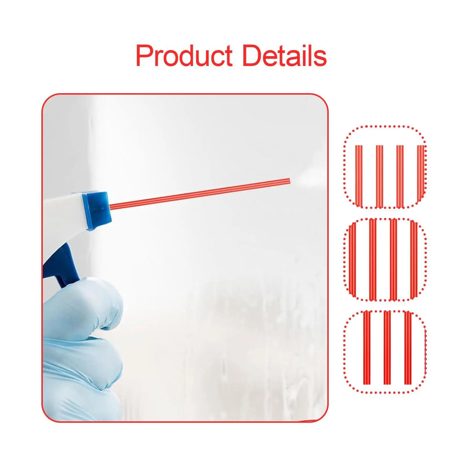 Spray Can Nozzle Extension Tubes Replacement 4.72 Inch Flexible Pp for Paint Cleaner Lubricant Oil Accessories