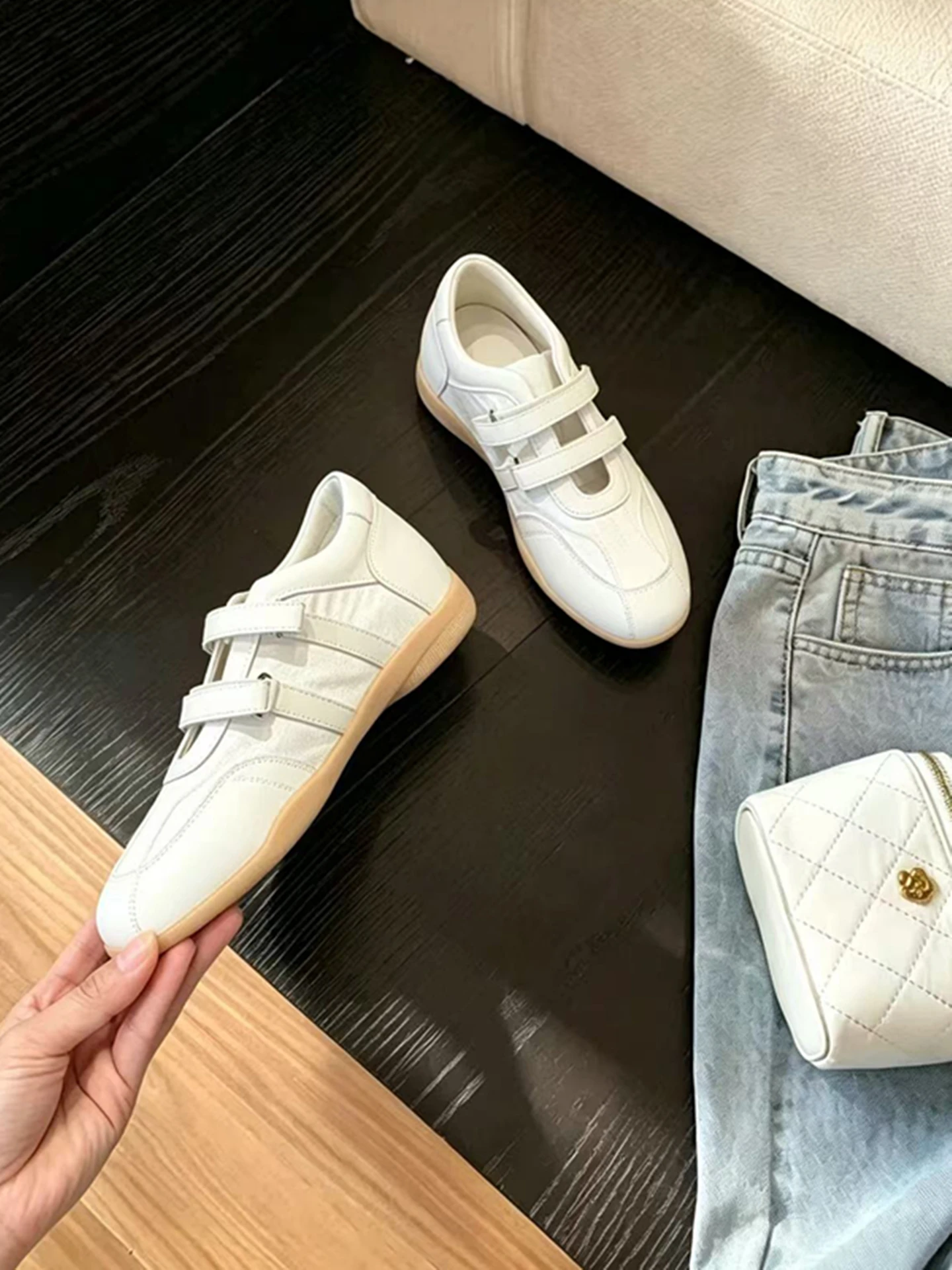 xiao-luo-mary-jane-single-shoes-women's-summer-low-heel-casual-shoes-thin-bottom-malcolm-xiang-ge-double-strap-fashionable