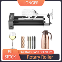 LONGER Laser Engraver Y-axis Rotary Roller with Bracket, 360° Rotation, Adjustable 6-300mm Diameters