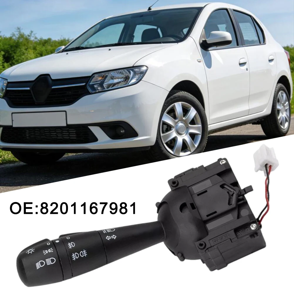 

Steering Wheel Lighting Switch 8201167981 for Renault For Clio 4 For Twingo 3 Sandero Logan Dokker Duster Trafic