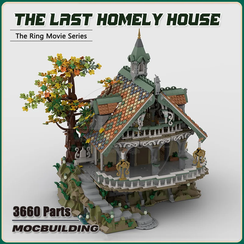 The Last Homely House Moc Baustein Schloss Architektur Technologie Ziegel DIY Montage Display Kreative Puzzle Spielzeug Geschenke