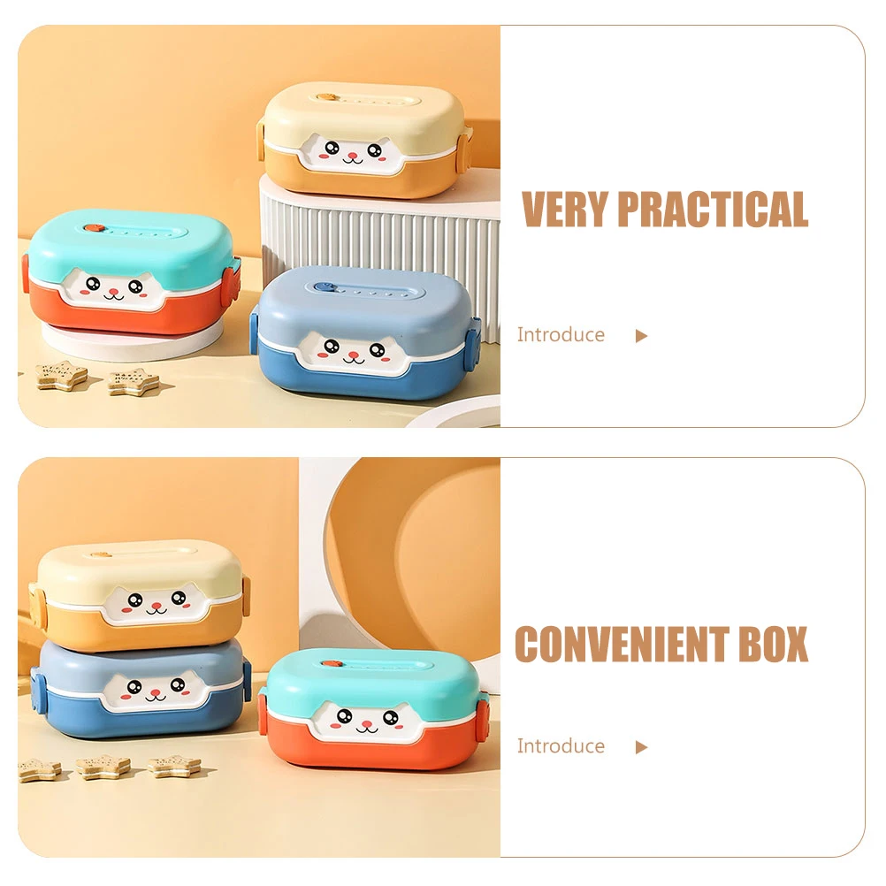 

Bento Box Премиальный полипропиленовый материал, герметичный дизайн с несколькими отделениями для хранения фруктов, овощей, закусок, портативный