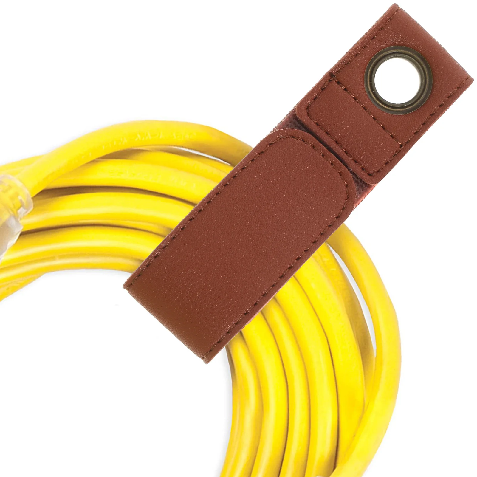 

5Pcs Heavy Duty Storage Straps Pu Nylon Cable Cord Organizer Hanger Simple Design Practical Use