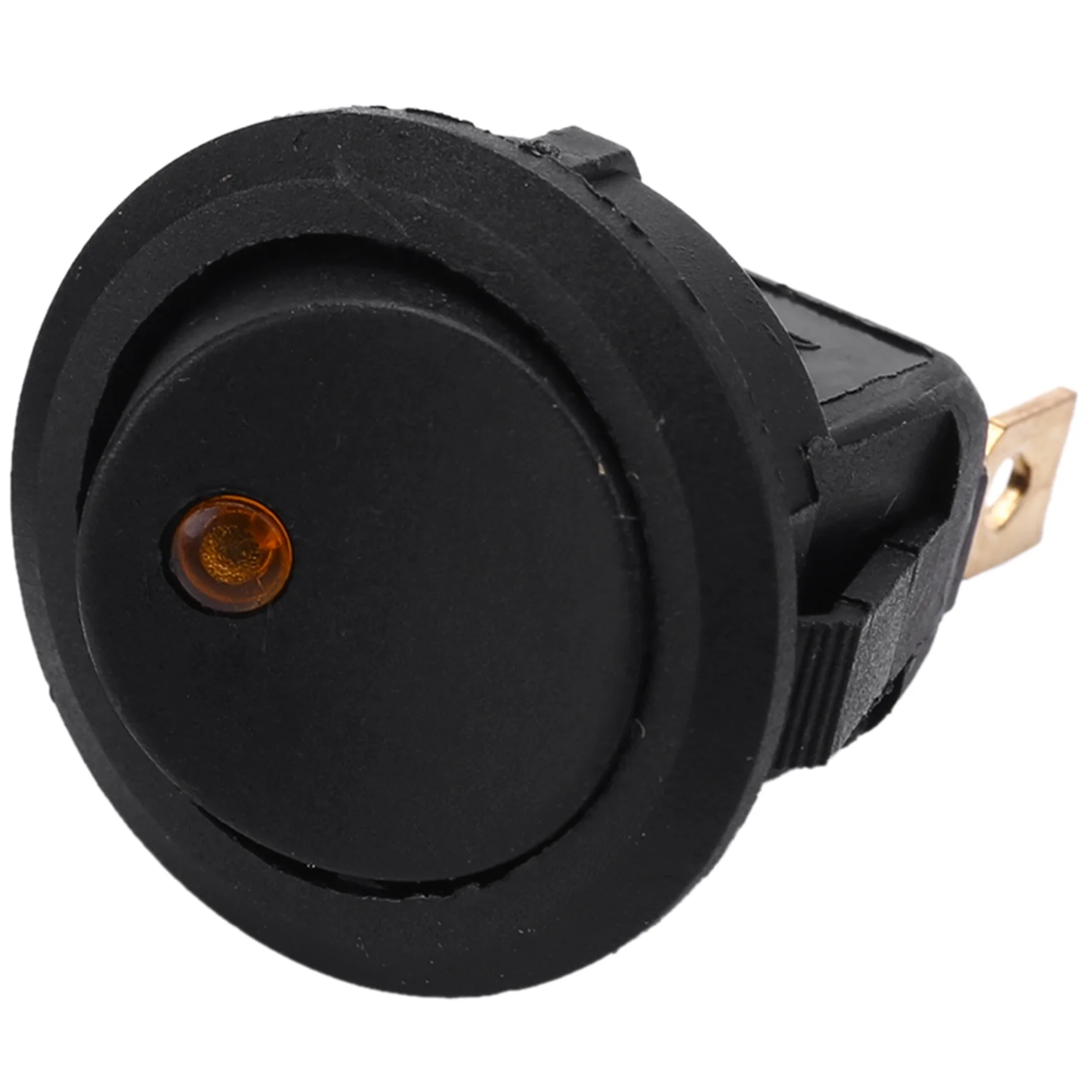 8 Stuks Led Dot Light 12V Auto Auto Boot Rond Rocker Aan/Uit Schakelaar Spst Schakelaar