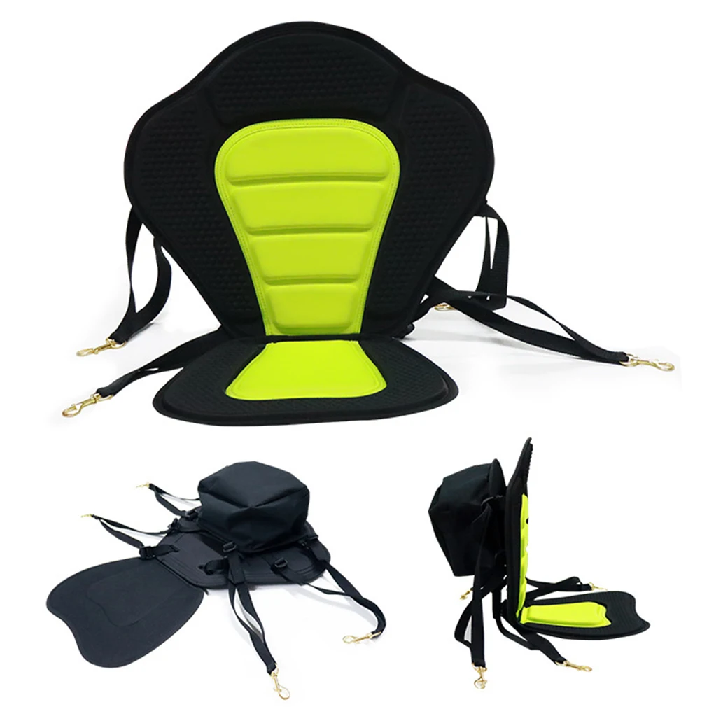 

Paddle Board Seat Adjustable Kayak Seat Padded Canoe Backrest Seat with Detachable Storage Bag for Kayaks Rowboats Fishing Boats