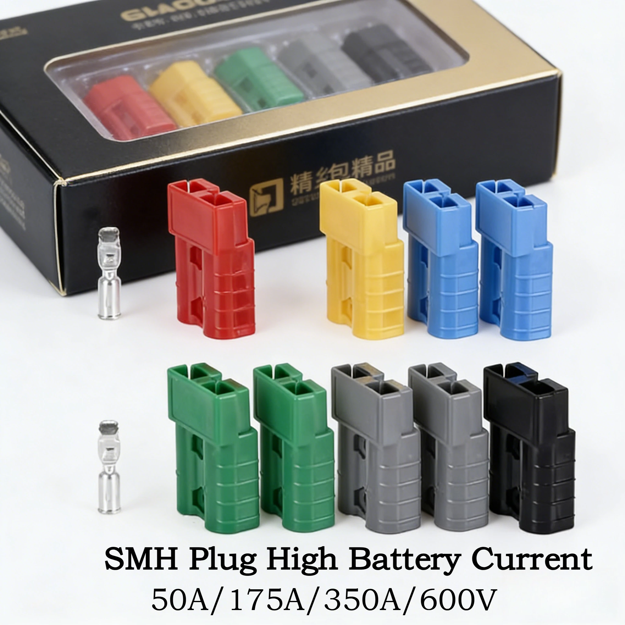 SH50 PP30 SMH 50A 175A 350A 600V  Terminal Charging Plug for Forklift Electrocar battery Power plug with Pin Solar Panel Battery