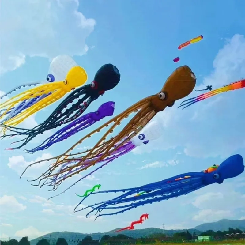 20m octopus vliegers hanger vliegende vliegers voor volwassenen opblaasbaar speelgoed windenergie opblaasbaar speelgoed zachte grote vlieger cerf