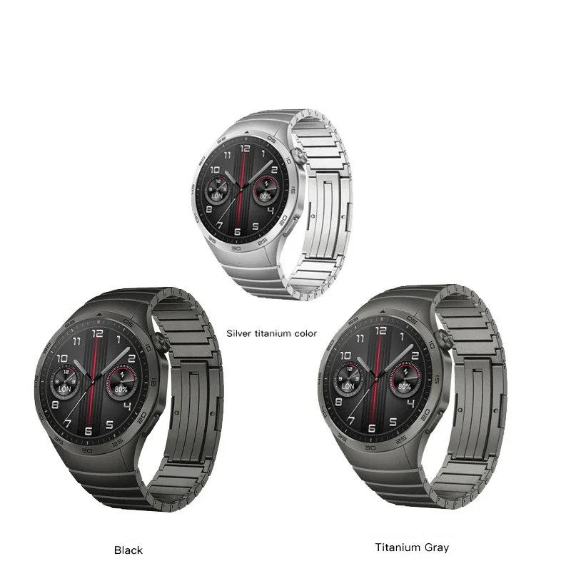 Metal Strap for Huawei Watch GT4 46mm Smart Watch Original Replaceable No Gap Wristband for Huawei Watch GT 4 46mm Steel Strap