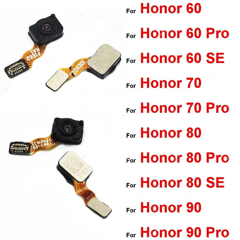 

For Honor 60 70 80 90 Pro SE Under Screen Fingerprint Flex Cable Home Key FingerPrint Sensor Flex Ribbon Replacement Repair Part