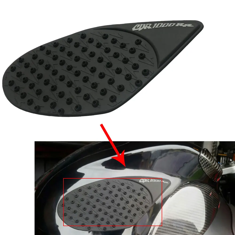 For Honda CBR1000RR Motorcycle Side Tank Anti Slip Protect Pad Knee Heat Insulation Sticker CBR 1000 RR 2008 2009 2010 2011 2012