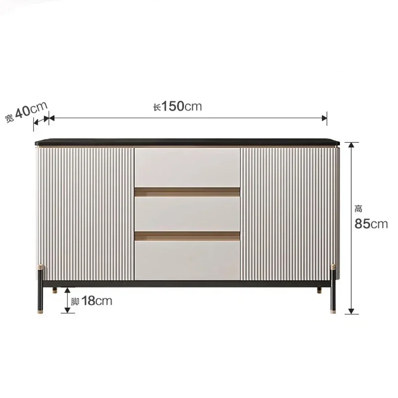 Drawer Living Room Cabinets Kitchen Luxury Display Cabinet Nordic Storage