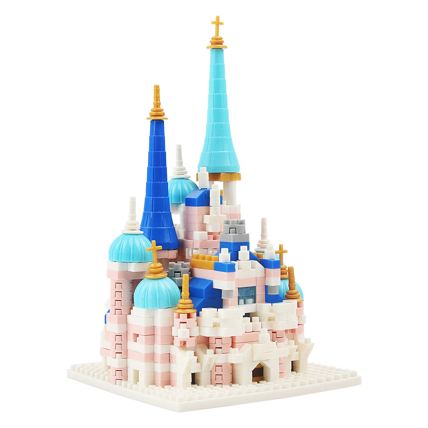 Castle block puzzle toys, exercise hands-on skills, can give gifts or decorate room decorations, bringing fun to life