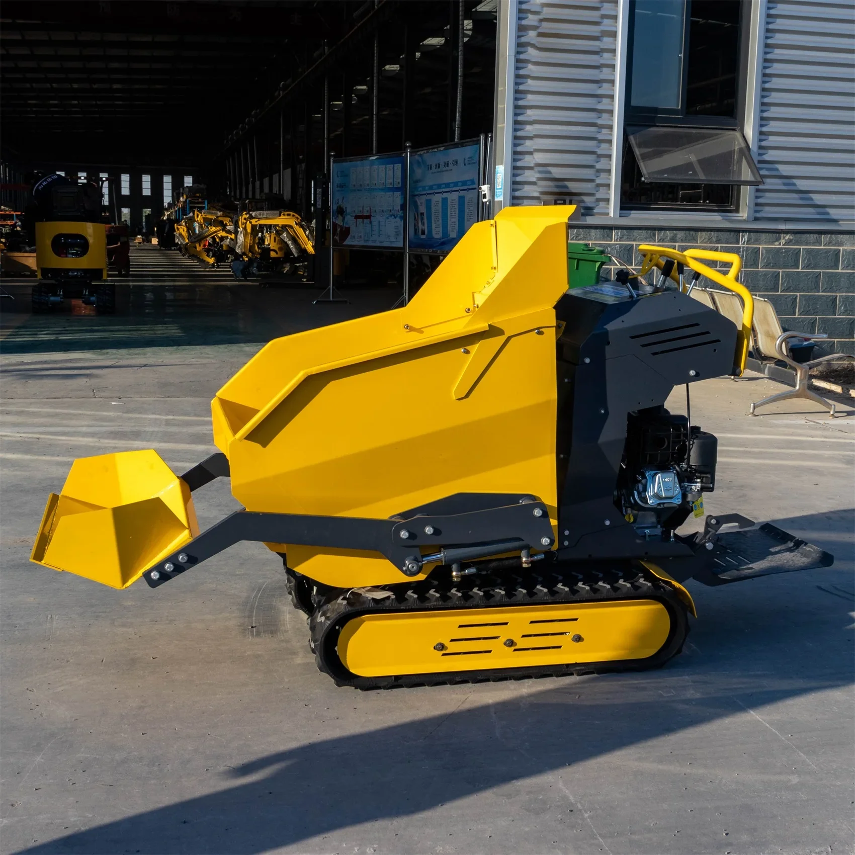 شاحنة قلابة مطاطية رخيصة الثمن 800 كجم، 1000 كجم HT500 شاحنة قلابة مطاطية لمركبة النقل