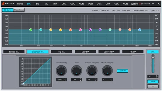 Immagine 3: Processore DSP 4 In 8 Out con Effetti FIR, Attrezzatura Audio Professionale ad Alte Prestazioni
