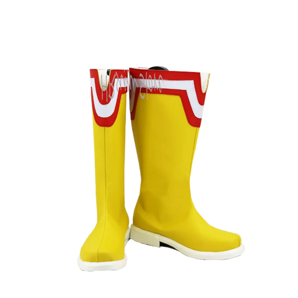 

Unisex Custom All Might Cosplay Boots | Yellow Hero Shoes
