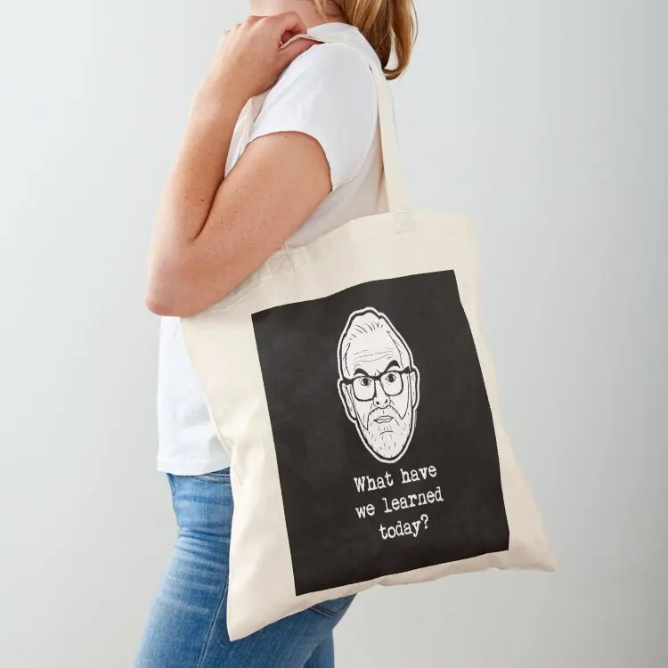 Taskmaster - What have we learned today? - Greg Davies Tote Bag women bag Portable shopping bag hand bags