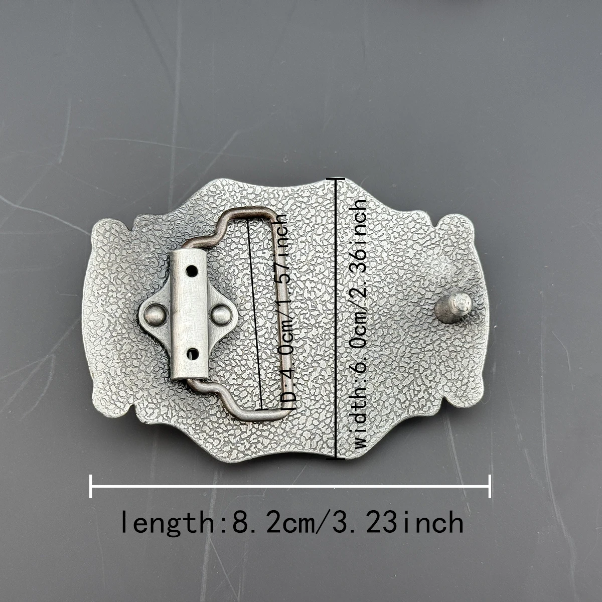 مشبك حزام جلدي كلاسيكي بنمط رأس الثور على الطراز الغربي العتيق، حزام خصر من سبائك الزنك عالي الجودة