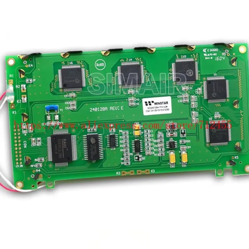 For WinStar WG240128A TLX-1741-C3M NHD-240128WG-ATFH-VZ RG24018A-TWX-001 240128 240*128 Compatible LCD Module Display Screen