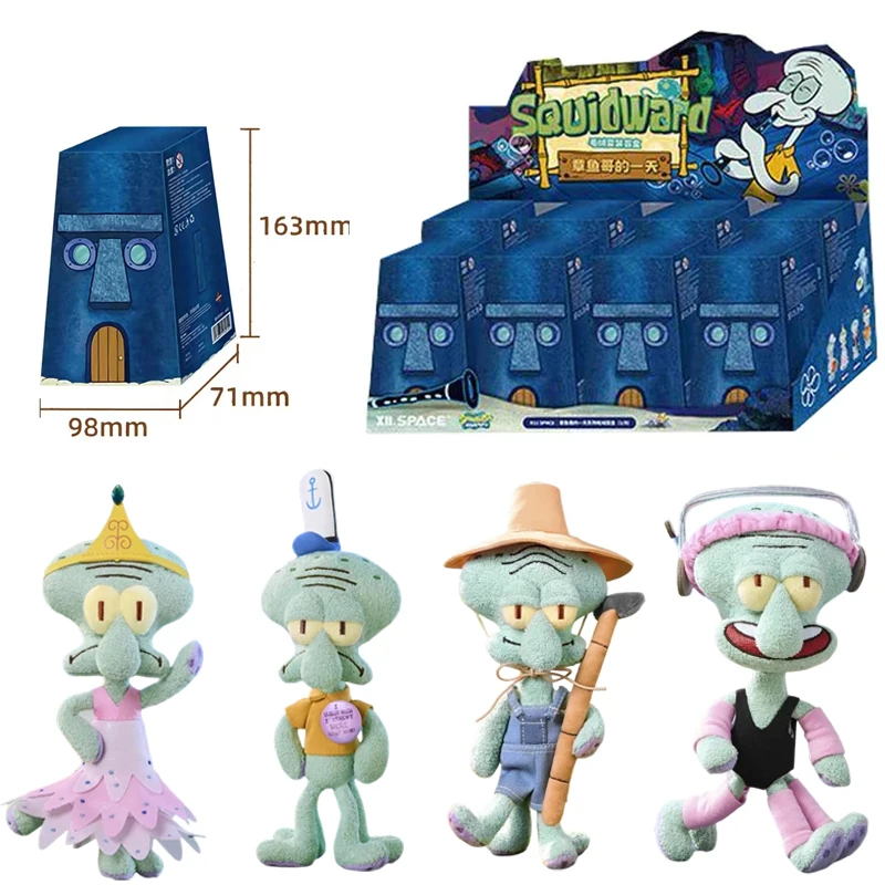 

Genuine Squidward One Day Series Blind Box Adorable Cartoon Figurine Mystery Box Trendy Toy Desktop Decor Lovely Gift for Kids