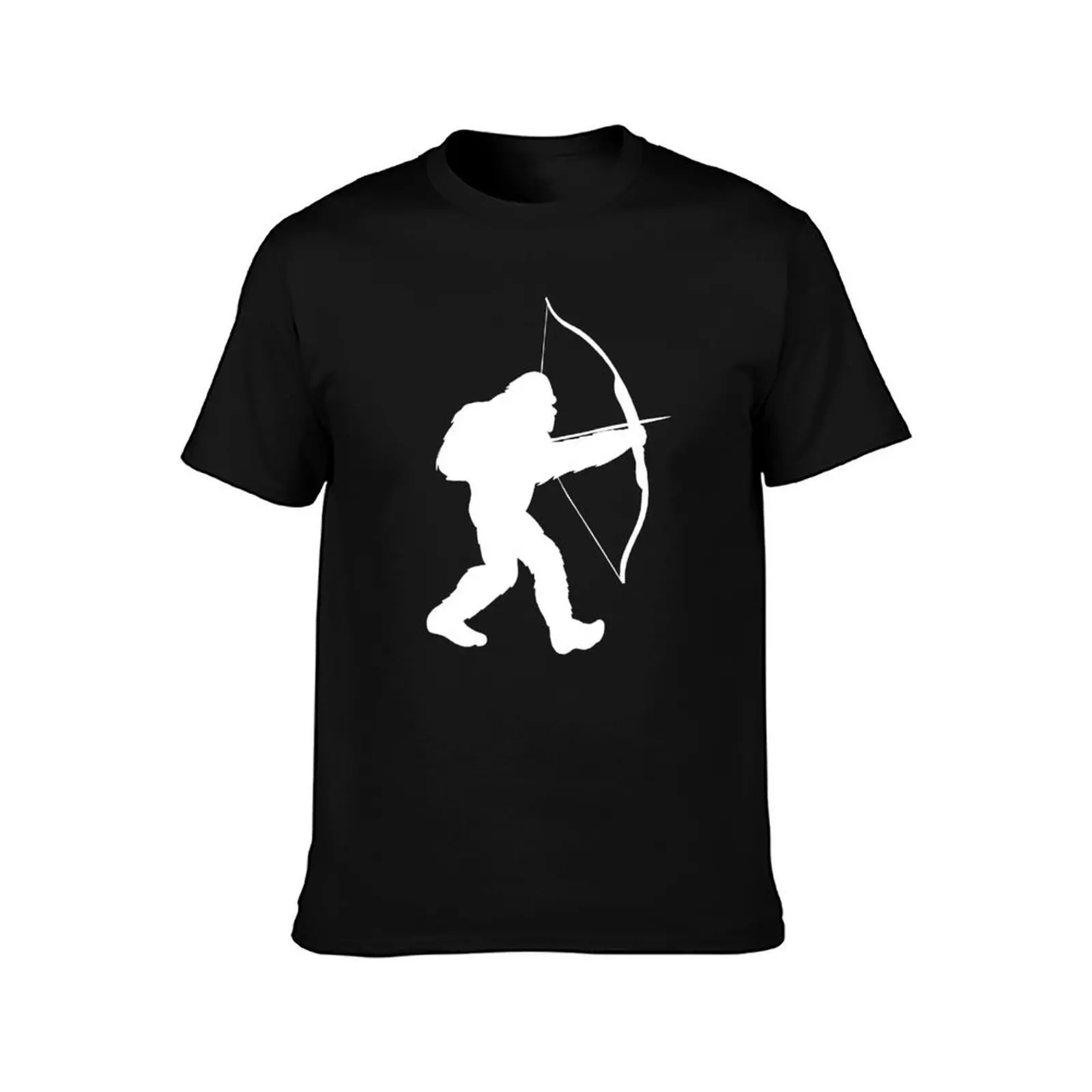Traditional Archery Bigfoot Recurve Bow T-Shirt Urban Casual Loose Fit Tee T-Shirt