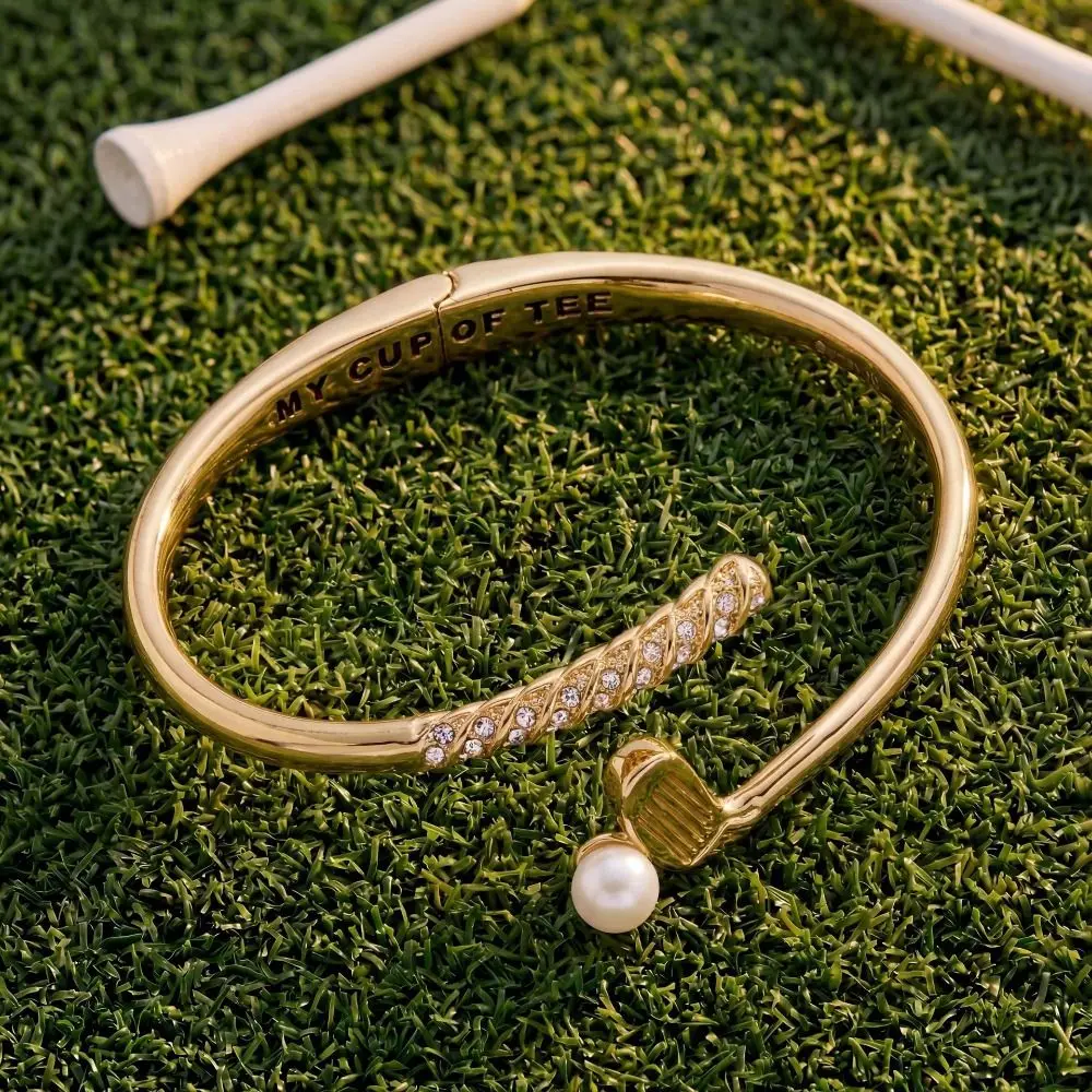 Metal Chain Tennis Racket Bracelet Stainless Steel Sport Style Tennis Racket Open Bangle Vintage Personalized