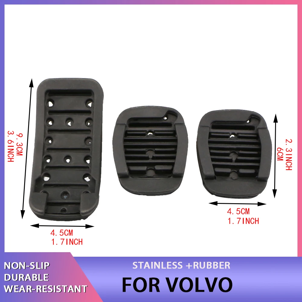 Car Pedals Accelerator Fuel Gas Brake Pedal Pad Cover Slip Resistance for Volvo V40 V50 C30 C70 S40 2013 - 2018 Accessories