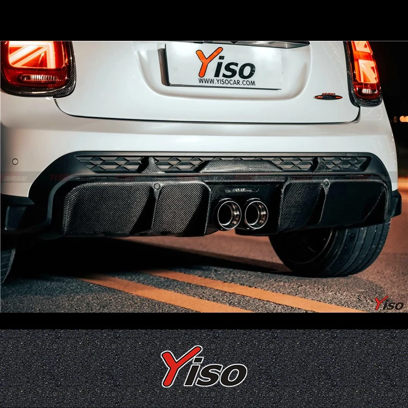 

Suitable for 2022 MINI F55 F56 JCW Modified Carbon fiber Aerodynamic kit MINI F55 F56 JCW 3D Design Rear Lip