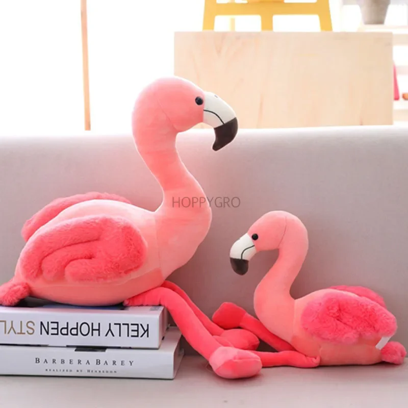 25-50cm Flamingo peluche bambola giocattoli Kawaii rosa fenicottero bambini peluche bambola morbida peluche uccello regalo di compleanno per bambini ragazze