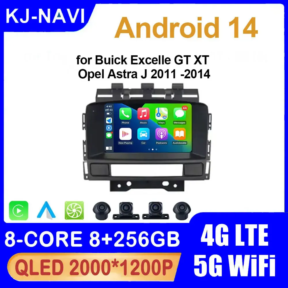 Android OS For Buick Excelle GT XT Opel Astra J 2011 - 2014 Auto Carplay Car Radio Multimedia Video Player GPS Navigation  WIFI