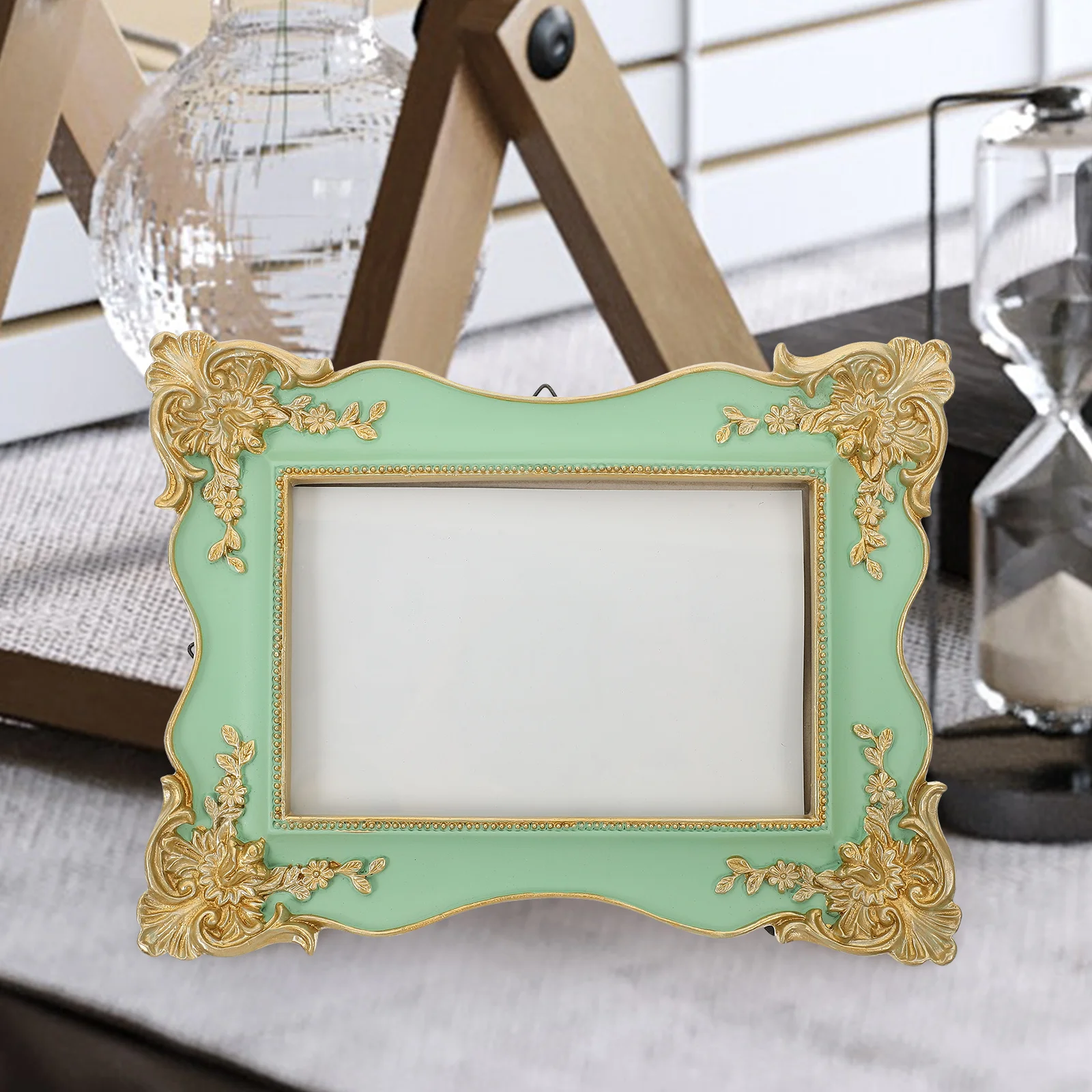 

Photo Frame Vintage European Style Resin Retro Desktop Picture Frame Home Office Decor Vintage Photo Holder