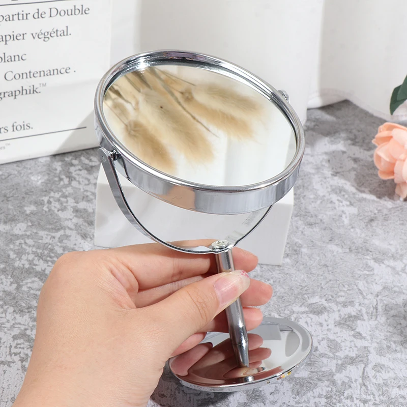 Dupla Face Vanity Mirror, Magnification Tabletop, Round Mirror, Makeup Tool
