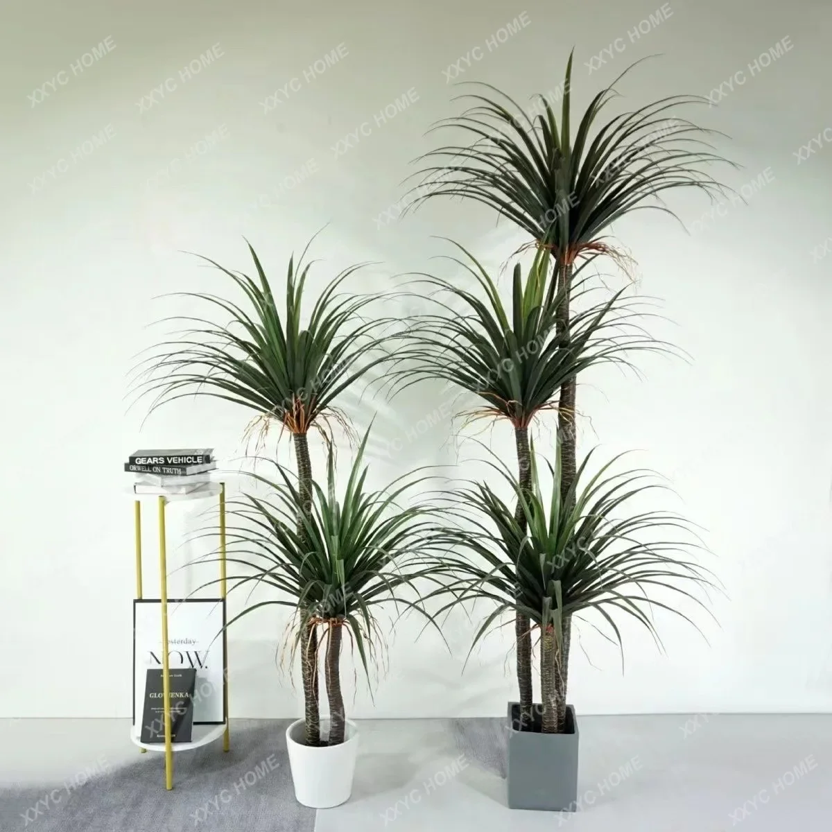 Artificial Plant Dracaena Potted Living Room Landscaping Decorations Multi-Bar Yucca Tree