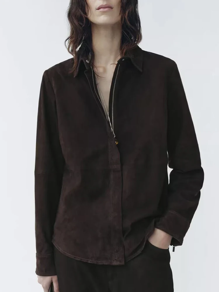 

New European and American style women's clothing, fashionable and versatile commuter style casual lapel long-sleeved jacket