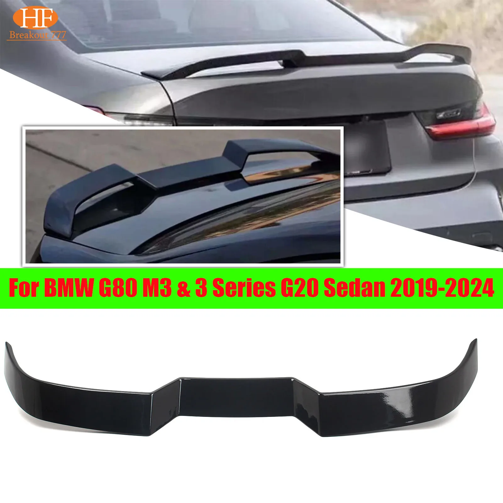 

Rear Trunk Spoiler Lips Car Bumper Lip Trunk Spoiler Boot Wing Accessories For BMW G80 M3 & 3 Series G20 Sedan 2019-2024