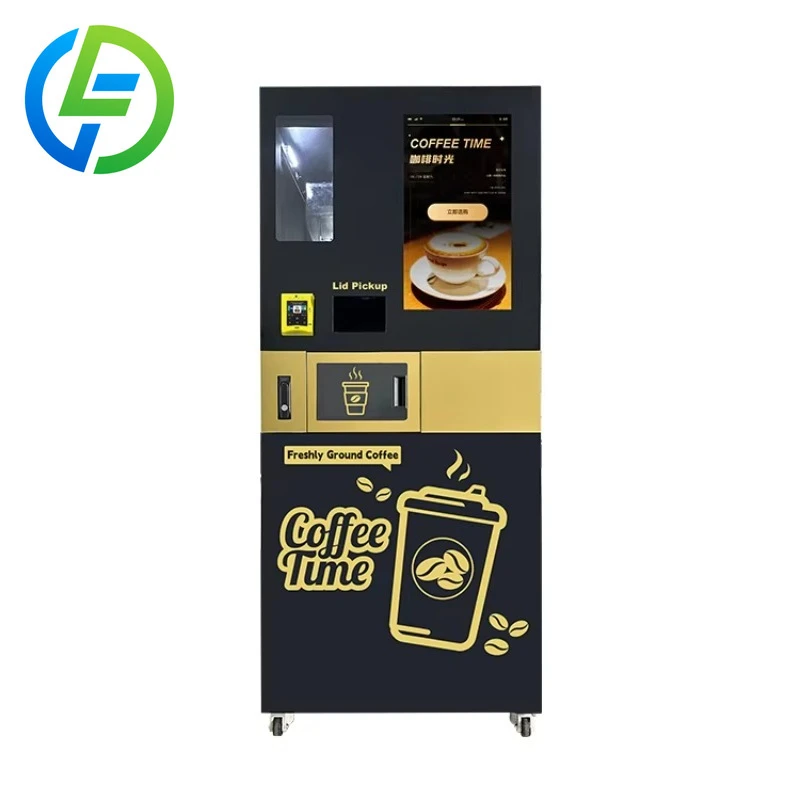 

Freshly Ground Coffee Vending Machine Card Operated Coffee Vending Machine with Touch Screen