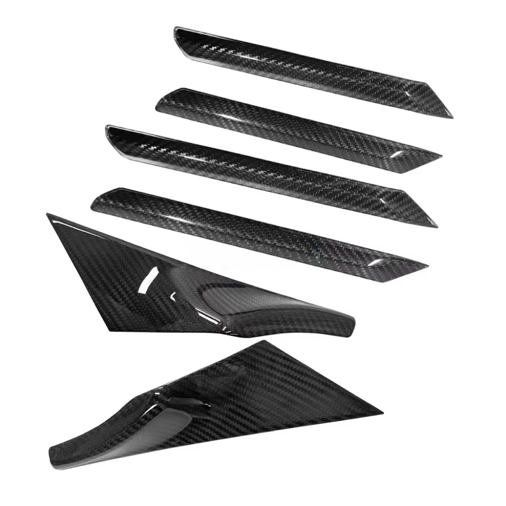Dry Carbon Fiber Interior Door Panel Trim for BMW 5 Series G60 I5 530i 2024+