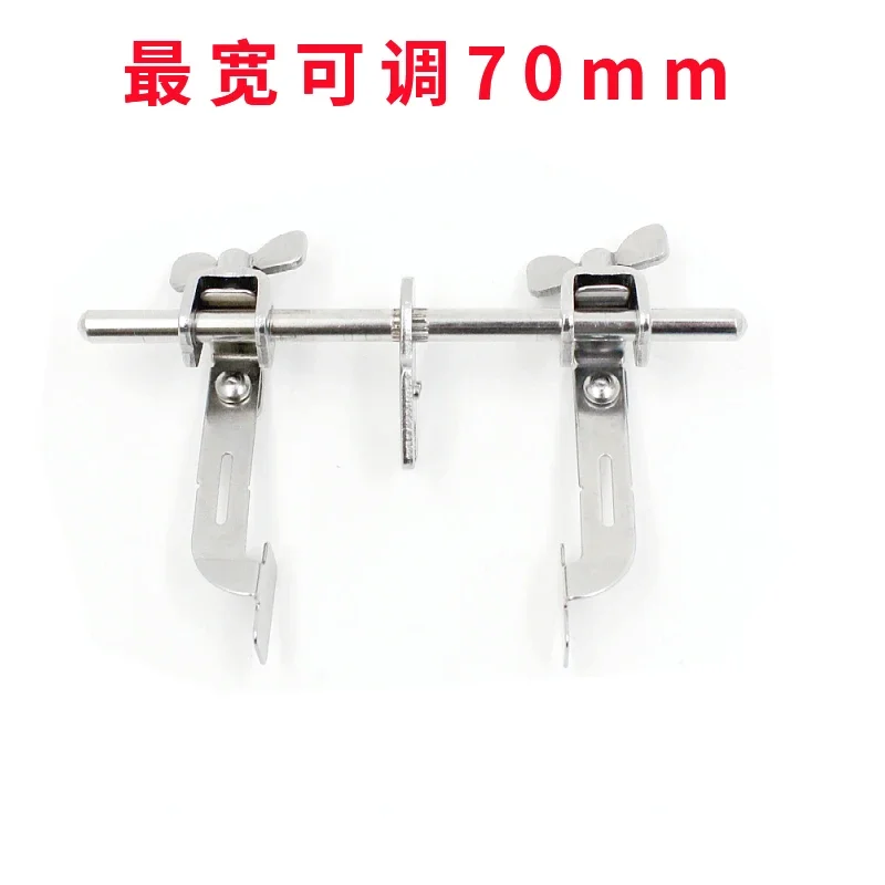 

Flat car double sidewall aircraft fixed left and right adjustable width sewing machine multi-function linear positioner