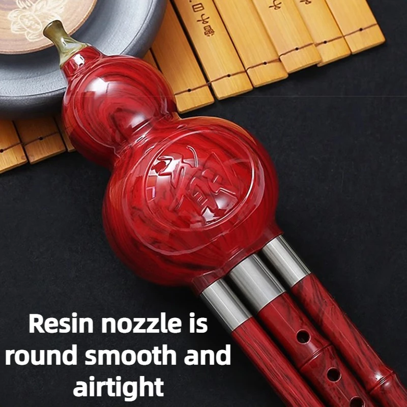 المهنية Hulusi C/B مفتاح مسطح الراتنج القرع القرعيات التقليدية انفصال Hulusi أدوات الناي العرقية للمبتدئين #3