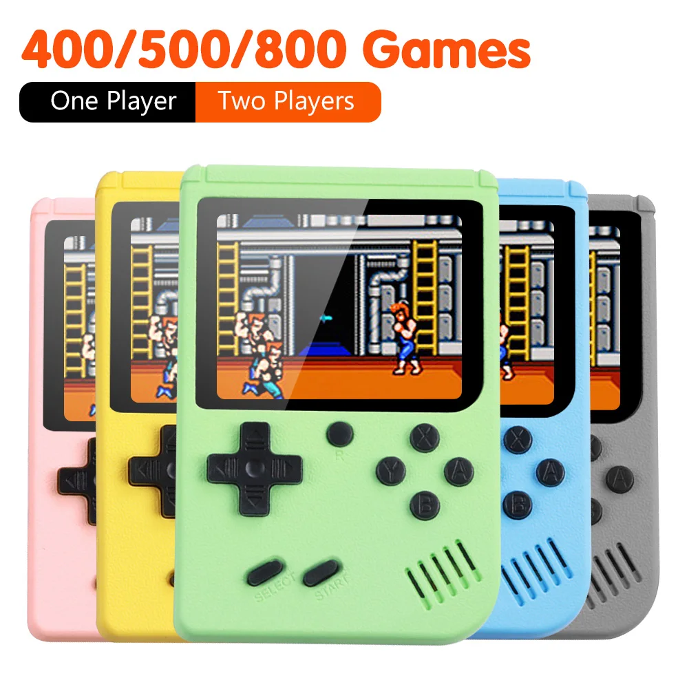 400 In 1 3 Inch LCD Video Toy Gaming Player Mini Handheld Games Toys Game Console For Kids Portable Game Playing Machine