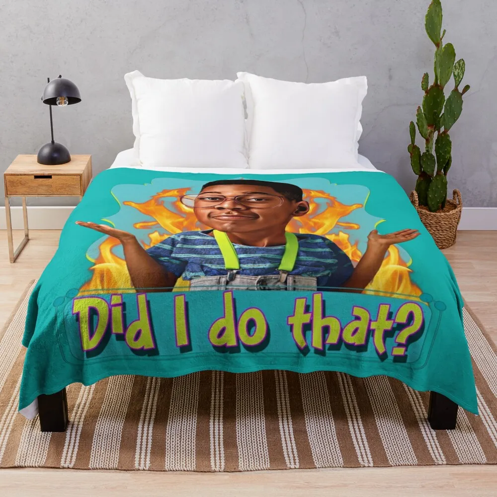 Steve Urkel- Did I do that? Throw Blanket blankets and throws For Sofa Thin For Decorative Sofa christmas decoration Blankets