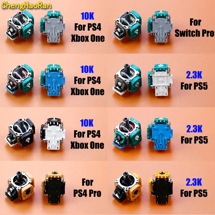 

2pcs 3D Rocker Sensor Module Potentiometer Analog Joystick For PS5 PS4 Switch Pro Xbox One Series S Controller ThumbStick Repair