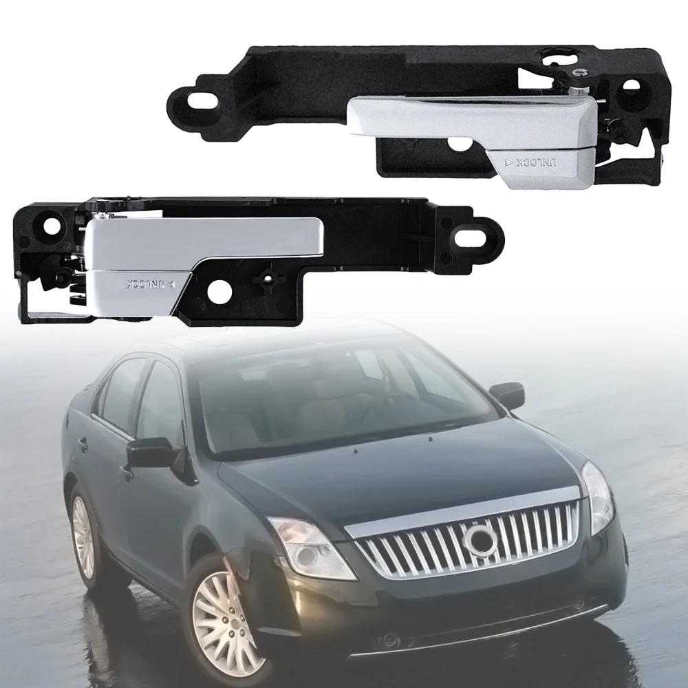 Inside Interior Door Handle Front Left Right for Ford Fusion 2006 2007 2008 2009 2010 2011 2012, for Lincoln MKZ Zephyr