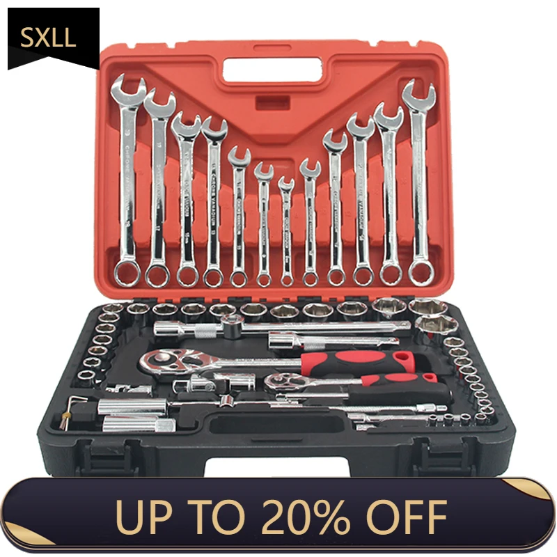 

SXLL High Quality Auto Repair Machinery Tools Ratchet Torque Wrench Sleeve Set