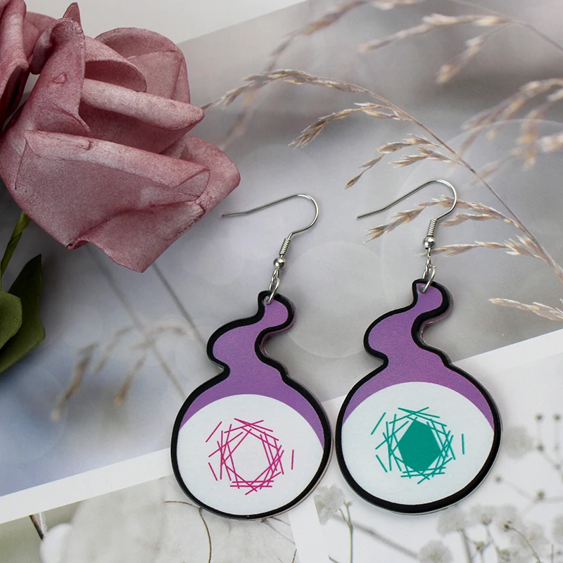 Toilet Bound Hanako Kun Earrings Yugi Amane Acrylic Drop Earrings Cosplay Unisex Anime Jewelry Gift