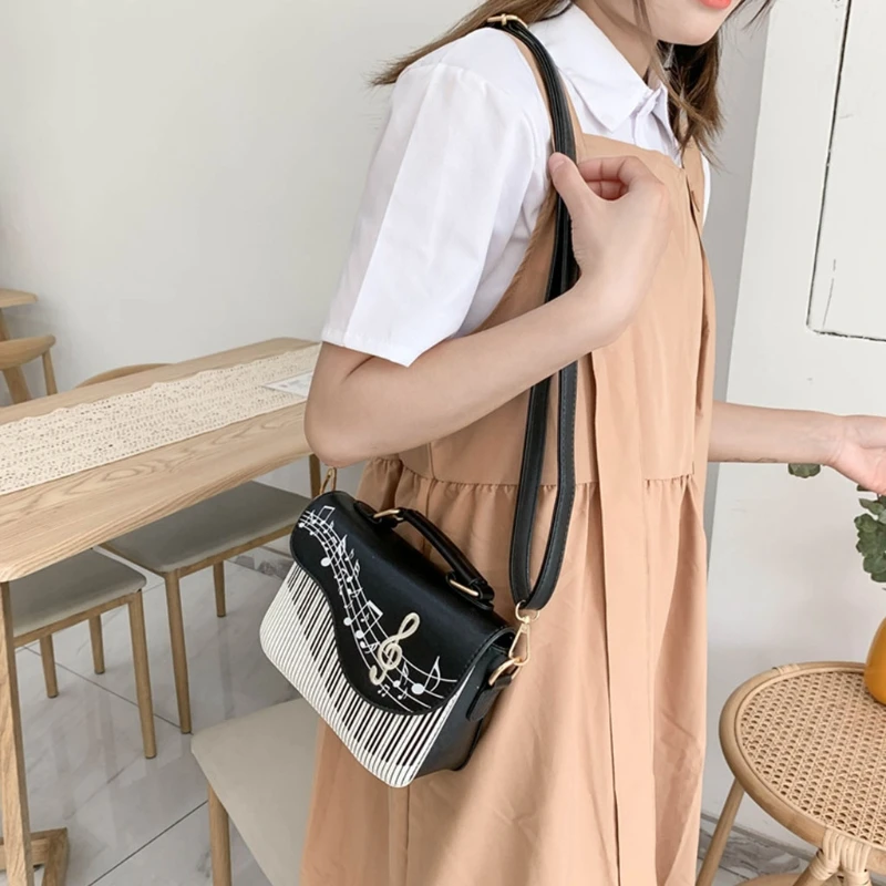 Piano Shoulder Bag Fashion Handbags Women Crossbody Bags Ladies Top-handle Sling Satchel Tote Purse