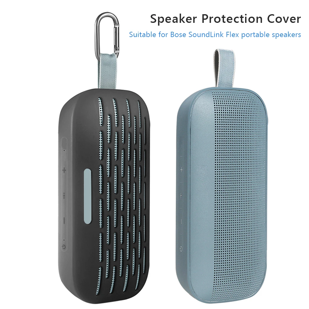 Silicon Case for Bose SoundLink Flex Protective Cover Shell Shockproof Anti-Fall Protector Bluetooth Speaker Accessories