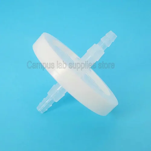 Imagen 2 del producto Filtro de aire de membrana PTFE, filtración de intercambio de respiración de aire, filtro bacteriano, laboratorio de 1/2/5/10 piezas, 50mm/0.22um/Connect de 4mm